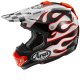 Casco ARAI MX-V EVO Flame White CONSULTANOS PROMOCIONES MEJOR PRECIO GARANTIZADO