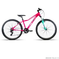 BICICLETA JL-WENTI 26" MUJER ALUM SHIMANO ROSA 1*7