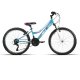 BICI 24" C/SUSP CELESTE 1x7 SHIMANO