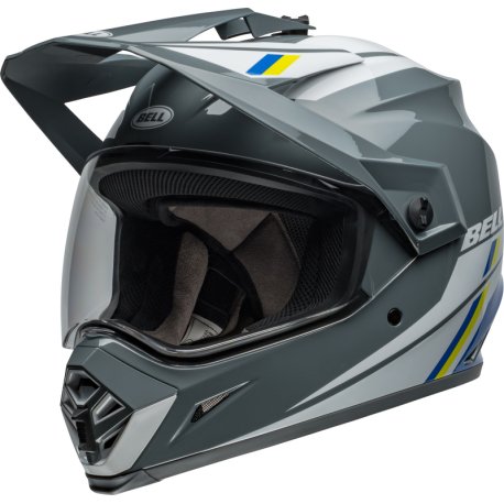 LIQUIDACION TOTAL STOCK Casco BELL MX-9 Adventure MIPS - Alpine Gloss Charcoal/Silver TALLA XL