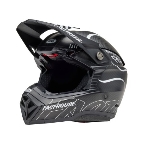 Casco BELL Moto-10 Spherical Mips - Fasthouse Raven Matte Black/White talla L