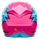 Casco BELL Moto-10 Spherical Fluid Green Pink