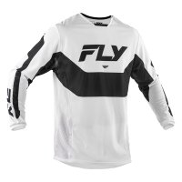 Camiseta FLY RACING Kinetic Mesh blanco-negro