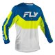 Camiseta FLY RACING Kinetic Mesh - Azul Blanco Hi-Vis
