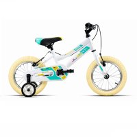 Bicicleta infantil 16 pulgadas jl-wenti blanco-multicolor