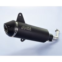 Escape Polini Maxi-scooter aluminio negro Vespa GTS 300-310 190.0073