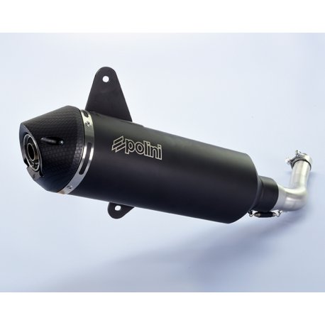 Escape Polini Maxi-scooter aluminio negro Vespa GTS 300-310 190.0073