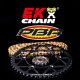 Bmw s 1000 rr Kit cadena EK/PBR 525ZVX3 Superreforzado 17/45-120 - corona Ergal Duro