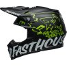 Liquidacion total Casco BELL Moto-9S Flex - Fasthouse MC Core Matte Black-Yellow