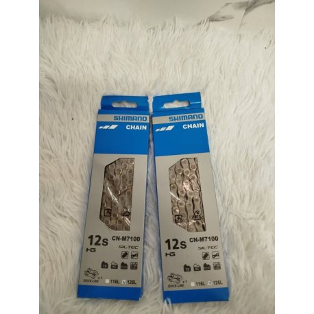 CADENA 12 VELOCIDADES SHIMANO SLX M7100 126 ESL QLINK