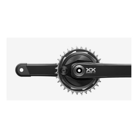 OFERTA JUNIO SOLO UNO sram biela powermeter araña xx eagle t-type q174 cl55 dub mtb wide 170 black 32t