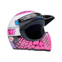 Liquidacion Casco BELL Moto-3 Deathspray Gloss Pink Purple