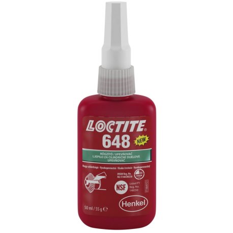 Compuesto retenedor LOCTITE 648 baja viscosidad alta resistencia Bote 50ml