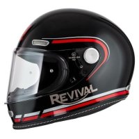 casco integral nzi revival profilo black-red