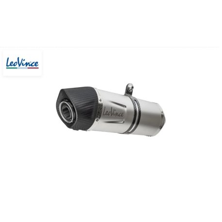 Silenciador leovince Slip-On LV One Evo acero inoxidable 14281E benelli trx502 abs 2017-2023