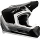 casco motocross thor fleet defy negro-blanco