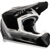 casco motocross thor fleet defy negro-blanco