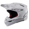 casco cross alpinestars Supertech M5 Solid blanco