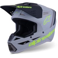casco cross alpinestars SM3 Radium gris