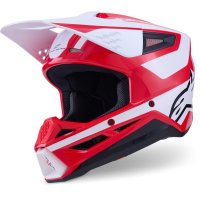 casco cross alpinestars sm3 heat rojo