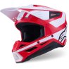 casco cross alpinestars sm3 heat rojo