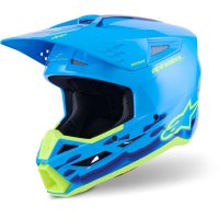 casco alpinestars sm3 force cyan