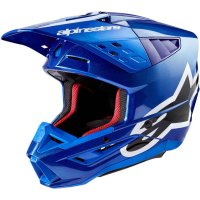 casco cross alpinestars Supertech M5 Corp azul