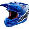 casco cross alpinestars Supertech M5 Corp azul