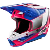 casco cross alpinestars sail azul