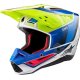 casco cross alpinestars sail azul-amarillo