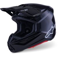 casco alpinestars sm7 negro brillo