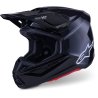 casco alpinestars sm7 negro brillo