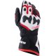 Guantes moto alpinestars sp-9 blanco-rojo