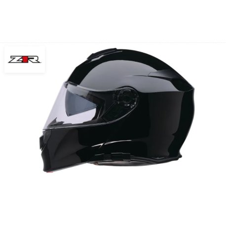 casco modular zir solaris 2.0 negro brillo