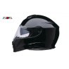 casco modular zir solaris 2.0 negro brillo