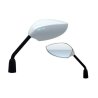 Juego de retrovisores universales V PARTS + adaptador para ref RT7 blancos