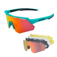 Gafas Rockbross Polarizadas + Kit 4 Lentes montura turquesa