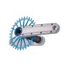 BIELAS GARBARUK ENDURO CRANKSET (165MM, SILVER, BLUE, 30MM)
