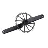 BIELAS GARBARUK ROAD/GRAVEL CRANKSET (170MM, BLACK, BLACK)