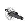 BIELAS GARBARUK XC CRANKSET (175MM, BIELA BLACK, CIERRE SILVER)