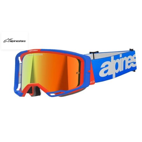 gafas alpinestars vision Wordmark blue lente roja