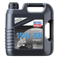 Aceite de motor LIQUI MOLY Advanced Full Synthetic 4T 15W-50 Street - Garrafa 4L