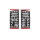 Protectores de radiador AXP Fast-Cleaning - rojo