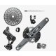 Grupo sram eagle axs gx t-type q174 cl55 dub mtb wide 170 dark polar 32t