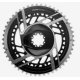 sram kit platos road red axs e1 2x12 50/37t dm black silver (sin torns)
