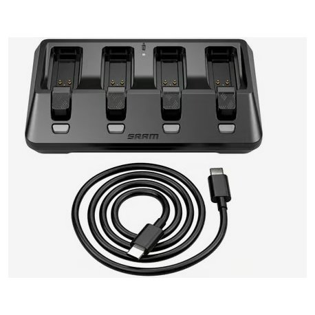 cargador baterias e-tap y axs ( tipo c 4 puertos