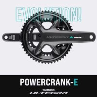 Inpeak Powercrank-E TWiN2 Shimano Ultegra FC-R8100 175mm 52-36cm