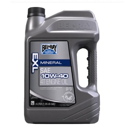 Aceite de motor EXL Mineral 4T Bel-ray 10W40 4Litros