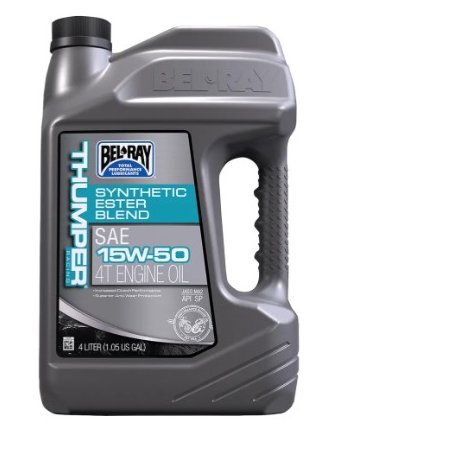 Aceite de motor sintético Ester Blend 4T belray thumper 15-50W 4 Litros