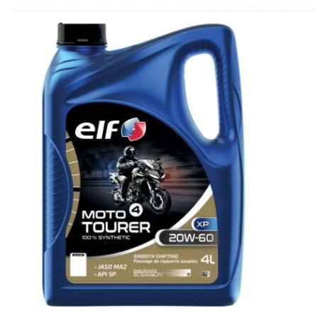 Aceite elf Moto 4 Tourer XP 20W-60 SYN 4 litros